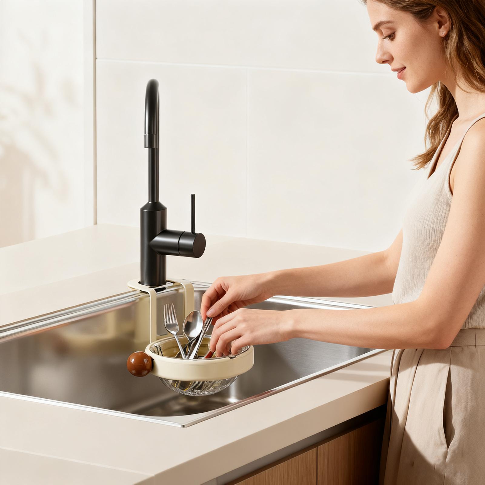 Home Cooking Meal - Gootsteen Afvoermand Keuken Automatisch Dumping Overgebleven