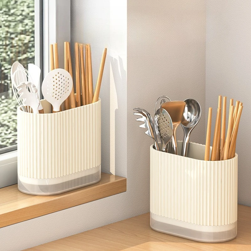 Home Cooking Delivery - Huishoudelijke keuken Wandmontage Eetstokjes Houder Afvoer