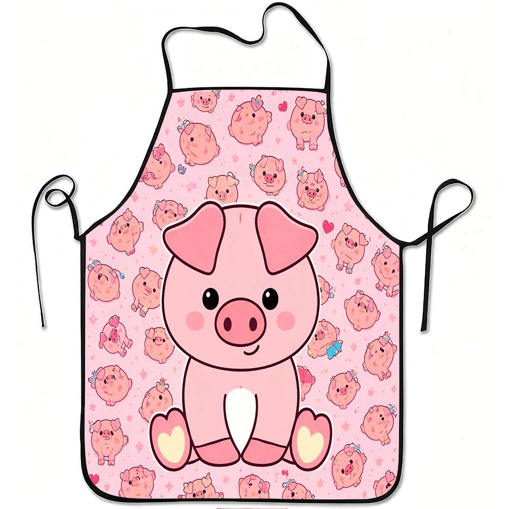 Home Cooking Cafe - 1 stuk grappige schort met dierenthema,