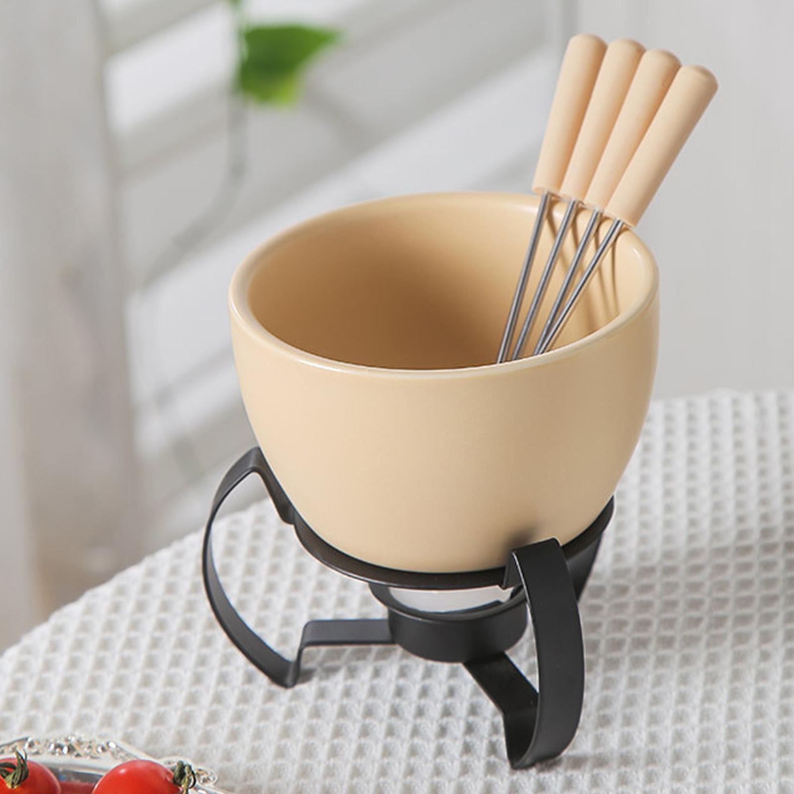 Fondue Pot Ceramic - 450ml Mini Keramische Fondue Mok Set