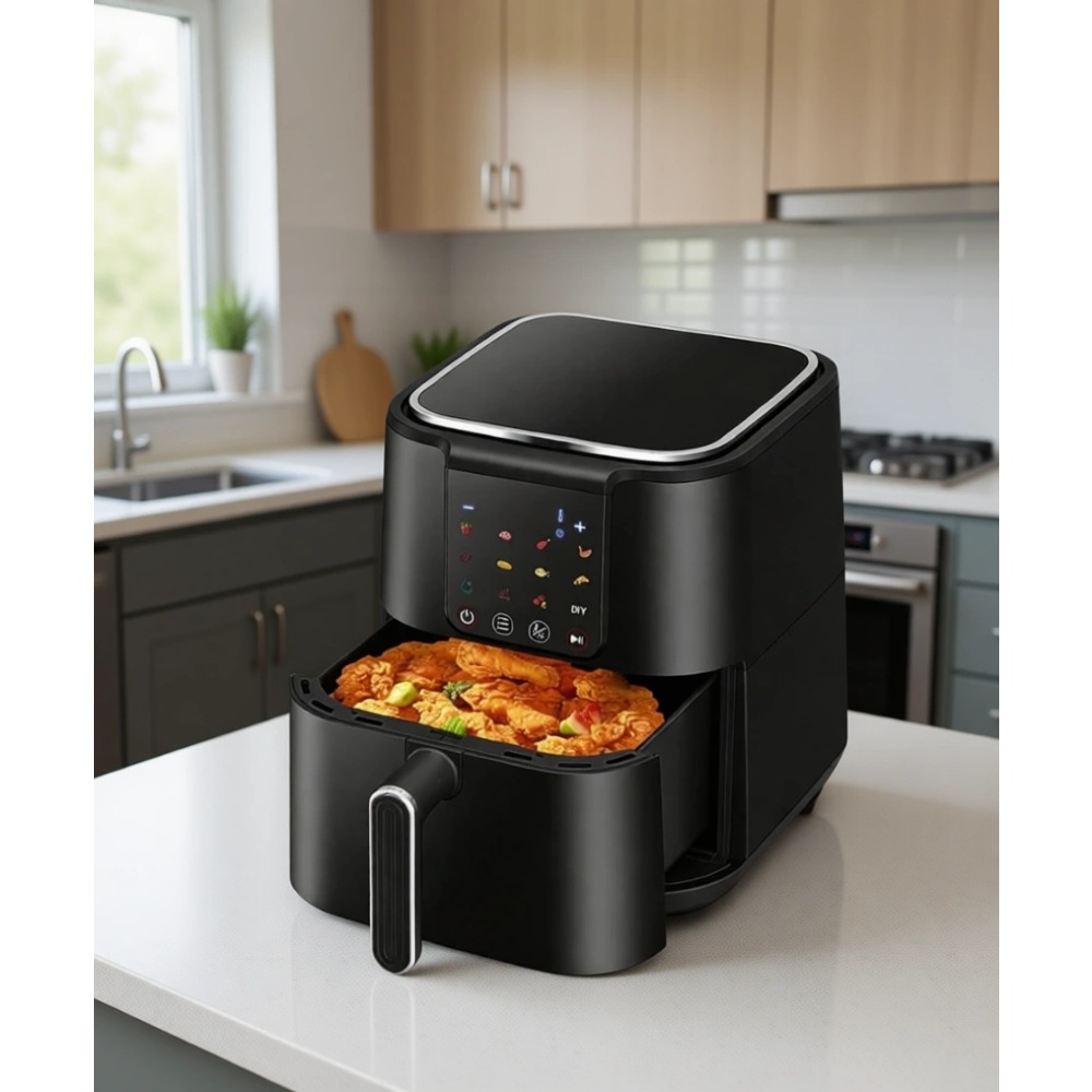 Home Cooking Meal - Grote 6Qt olievrije Airfryer-oven met 12