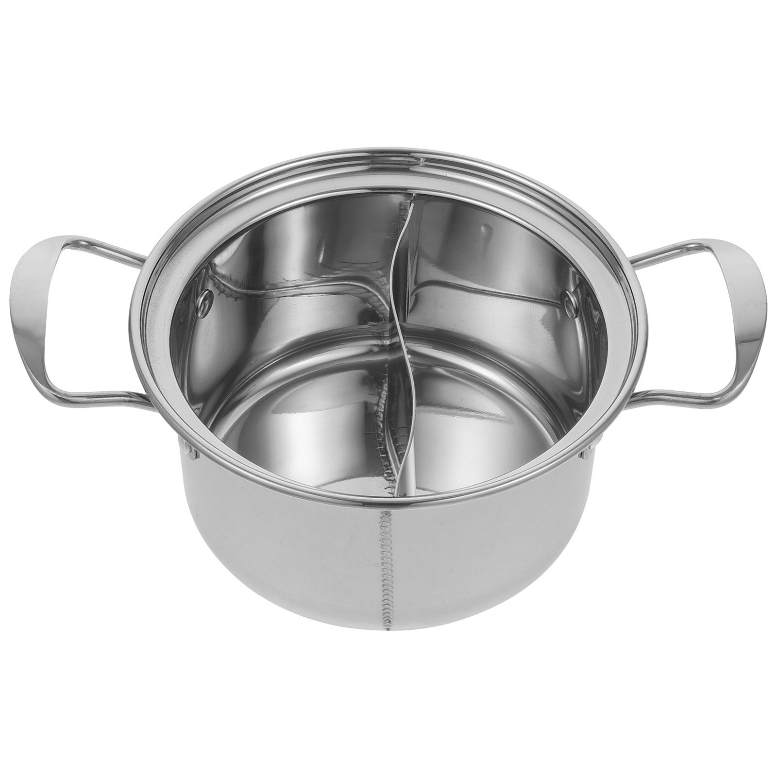 Home Cooking Restaurants - Roestvrijstalen kleine hotpot kookpot met dubbele