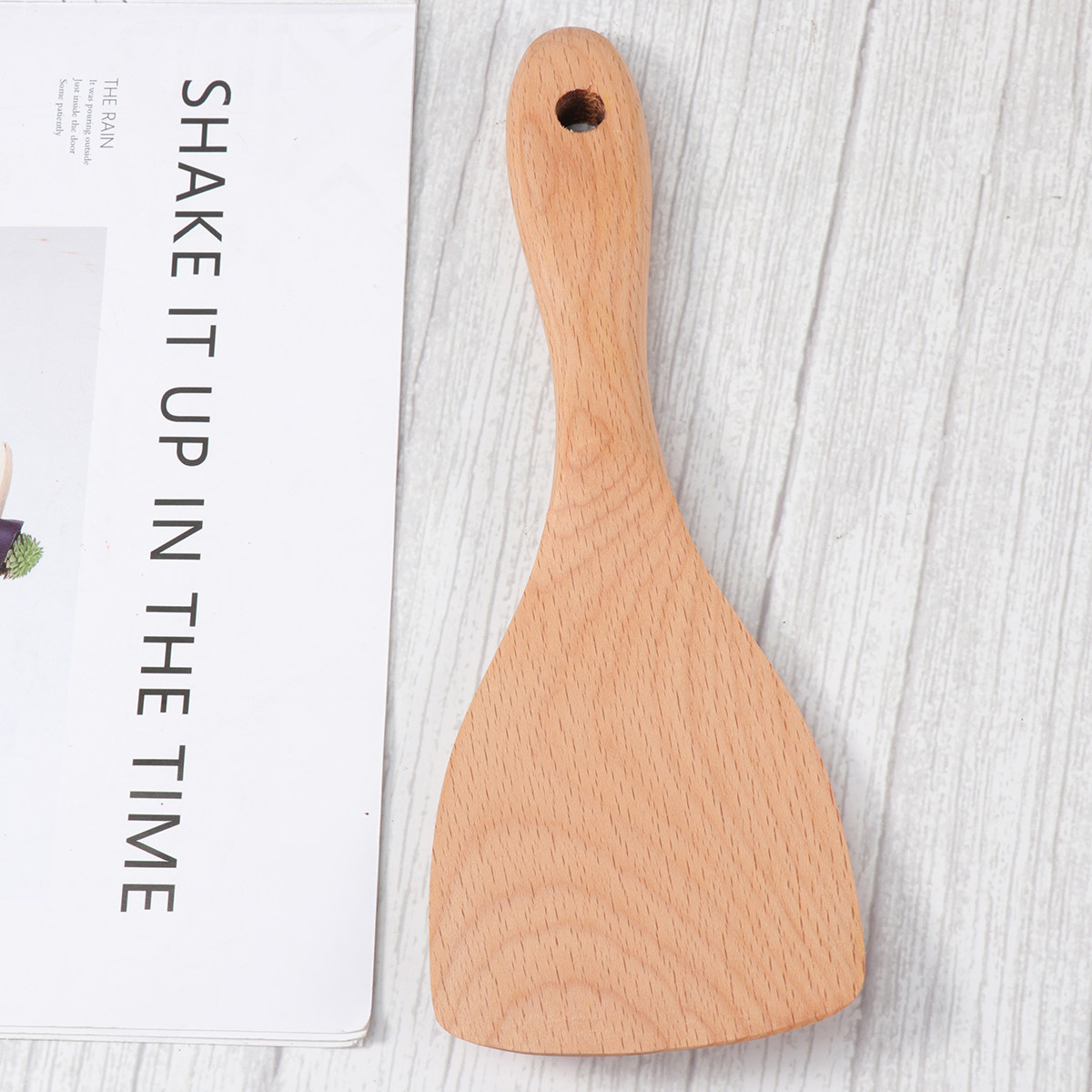 Home Cooking Restaurants - 1 stuk houten rijstspatel, natuurlijke anti-aanbak