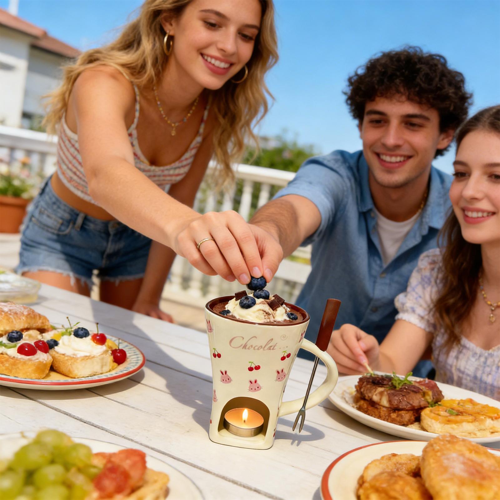 Chocolade smeltbeker 130ml Per - Fondue Pot Ceramic recensie en prijs