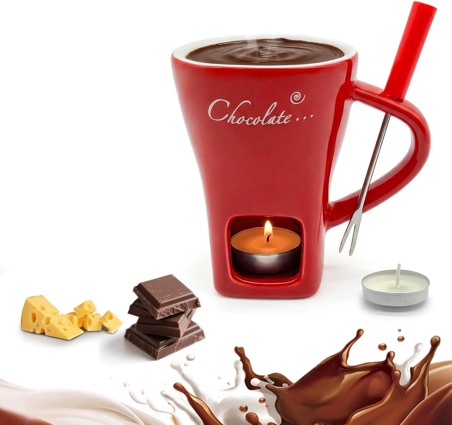 Keramische chocolade smeltfond - Fondue Pot Ceramic recensie en prijs