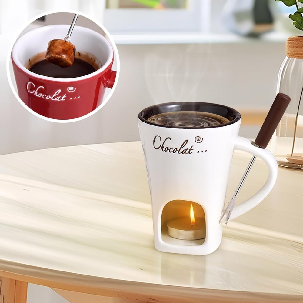 Keramische chocolade smeltfond - Fondue Pot Ceramic recensie en prijs