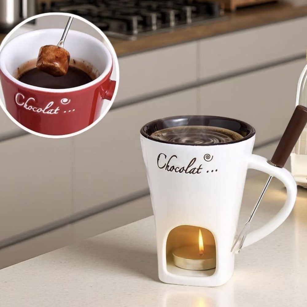 Keramische chocoladefondue mok - Fondue Pot Ceramic recensie en prijs