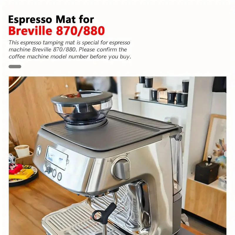 Siliconen Koffiemat Voor Brevi - Breville Espresso Bes870 recensie en prijs