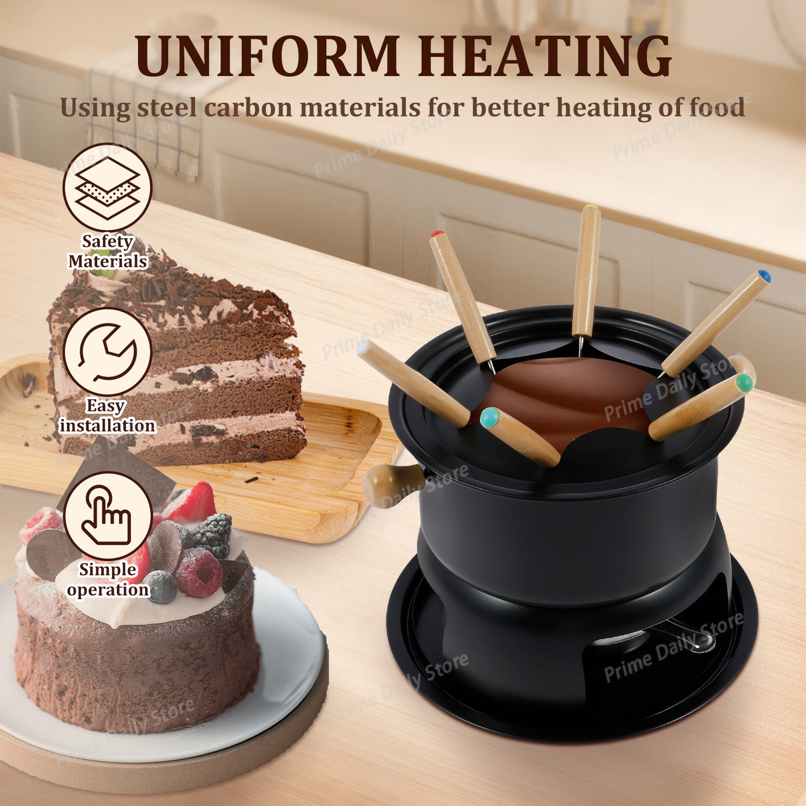 Keramische chocoladefonduepan  - Fondue Pot Ceramic recensie en prijs