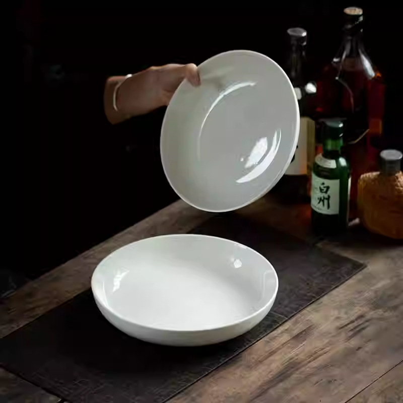 9,6 inch wit porseleinen diep  - Home Cooking Meal recensie en prijs