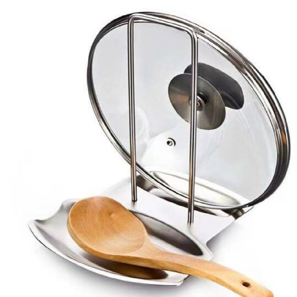 Roestvrijstalen dekselhouder v - Home Cooking Delivery recensie en prijs