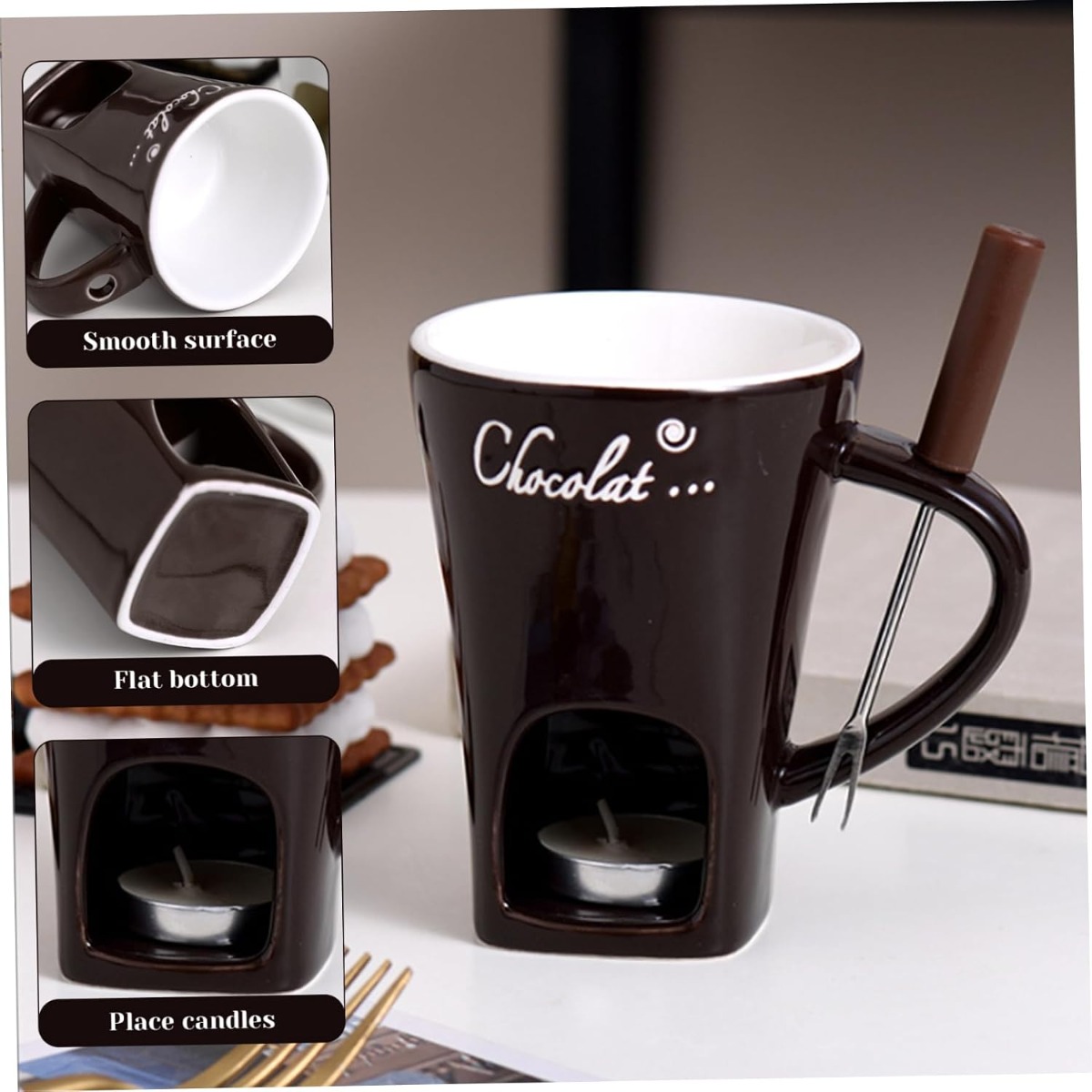 Keramische multifunctionele ch - Fondue Pot Ceramic recensie en prijs