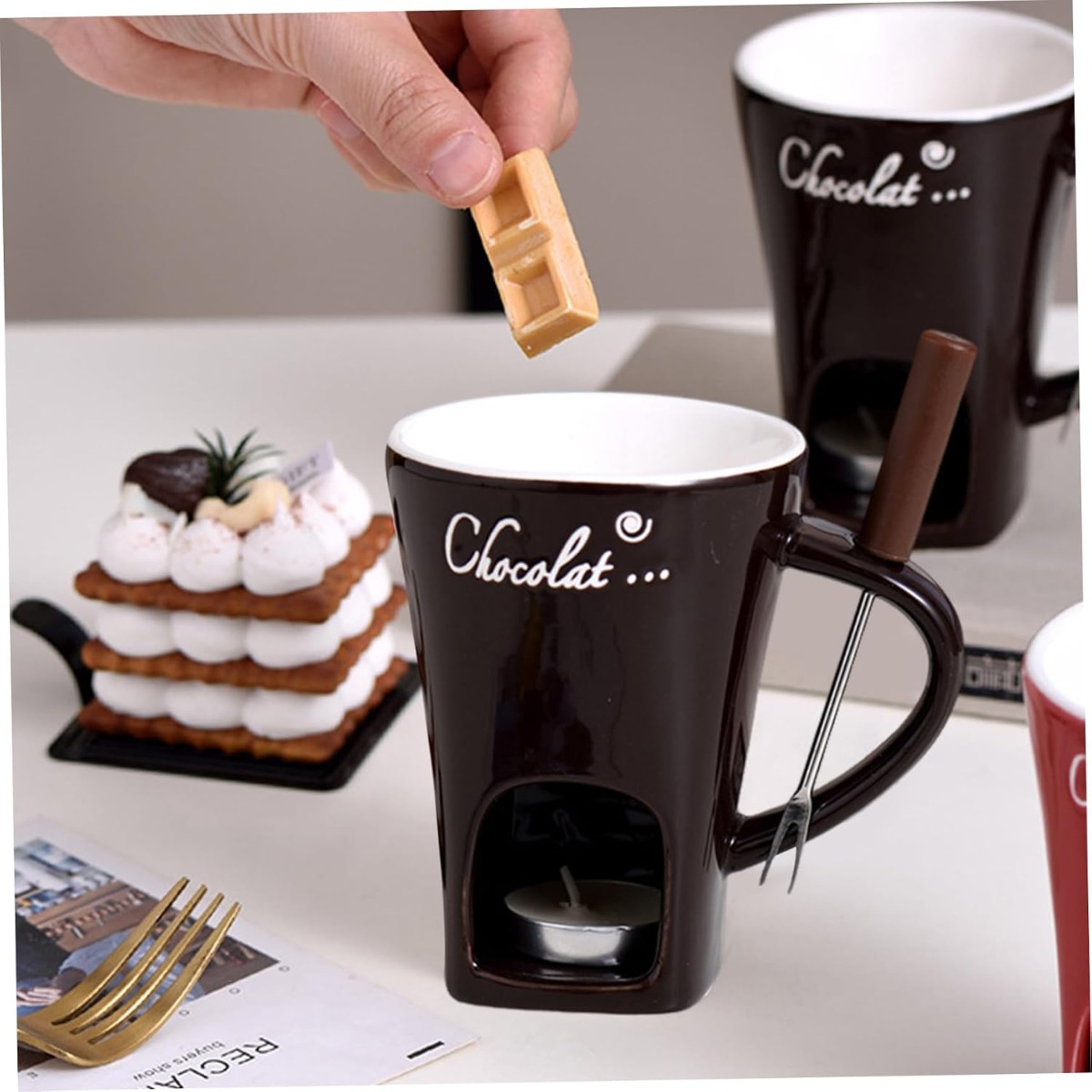 Keramische multifunctionele ch - Fondue Pot Ceramic recensie en prijs