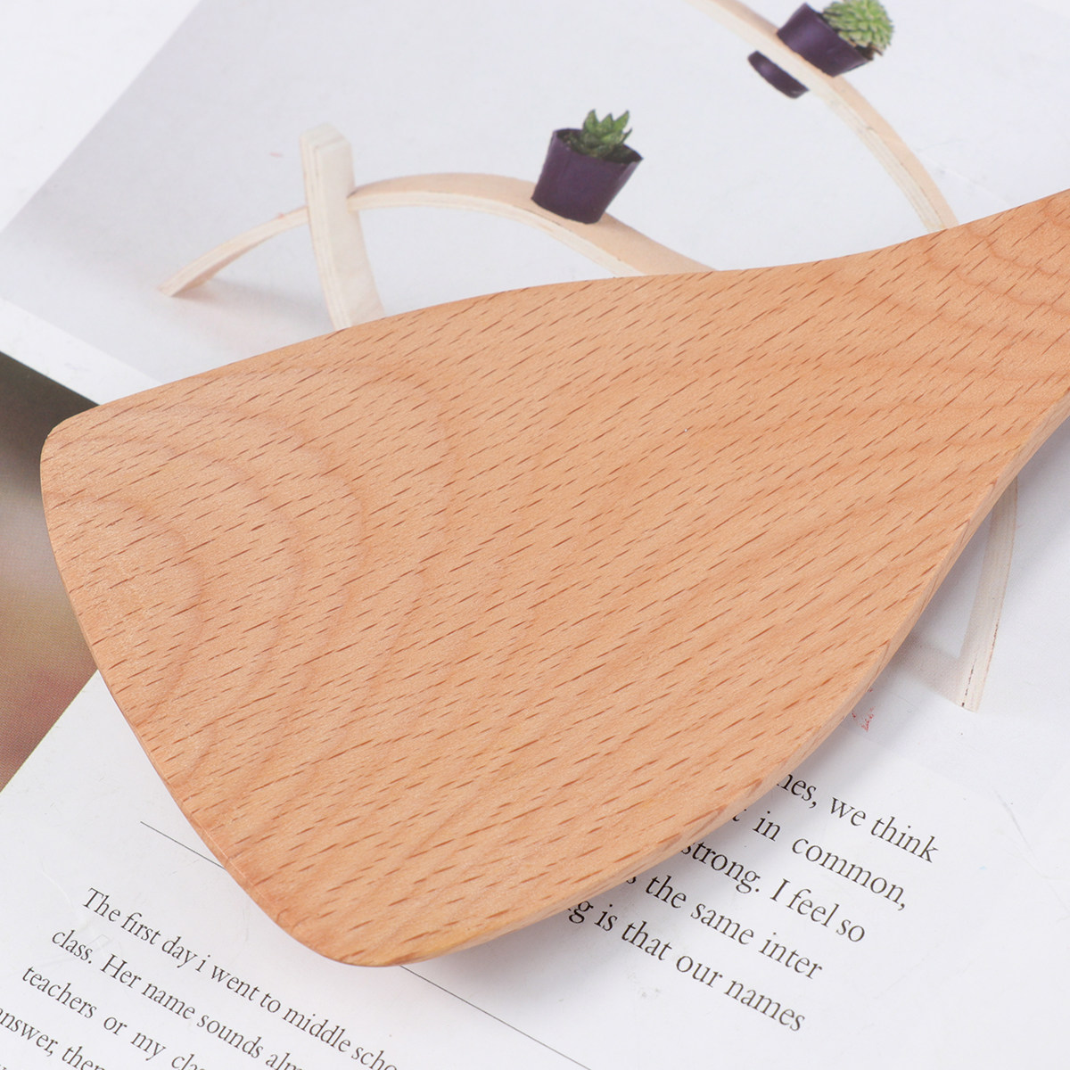 1 stuk houten rijstspatel, nat - Home Cooking Restaurants recensie en prijs